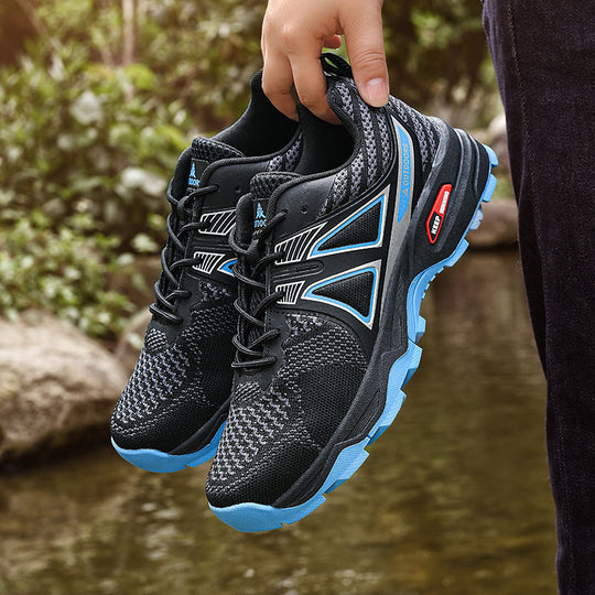 Damen Sportliche und atmungsaktive Trailrunning-Schuhe mit rutschfester Sohle EB