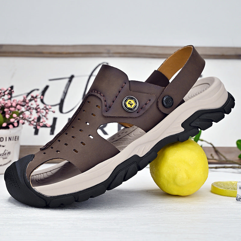 Herren Sportliche Outdoor-Sandalen mit flexiblem und rutschfestem Sohlen-Design EB