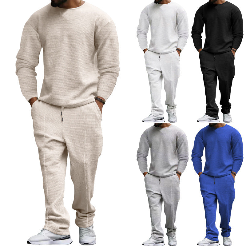 Herren lässiger Strickanzug aus atmungsaktivem Material EB