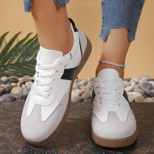 Damen Komfortable Sneaker mit strukturiertem Obermaterial und atmungsaktiver Sohle EB