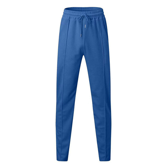 Herren nan strukturiertes Jogginghose mit elastischem Tunnelzug, formgebender Bügelfalte und tapered Bein EB