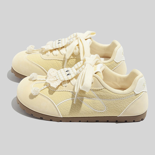 Damen Sneakers mit verspielt kreativem Hasenmotiv und bequemer Sohle EB