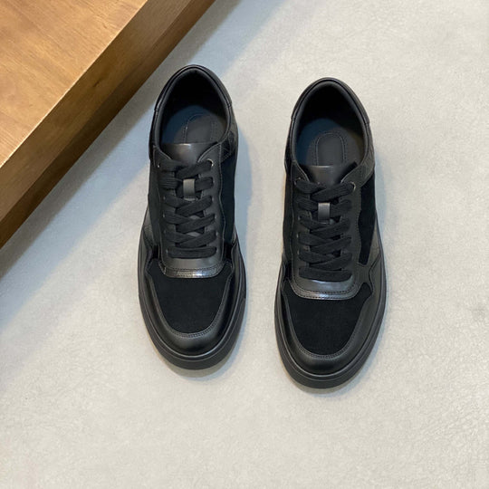 Damen hochwertige Sneaker mit eleganter Wildleder- und Lederkombination EB