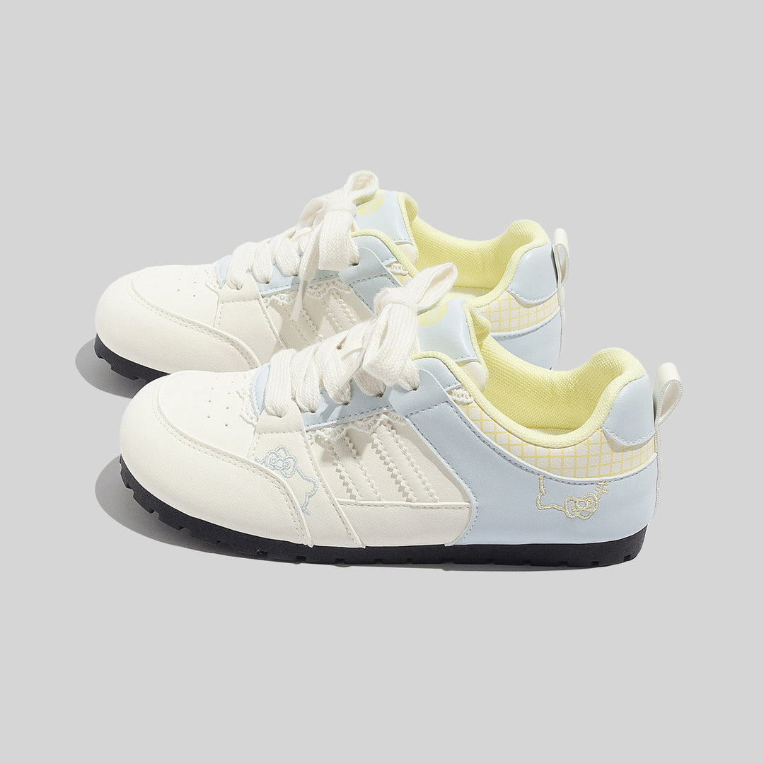 Damen Sportliche Sneakers mit verspieltem Design und atmungsaktiven Einsätzen EB