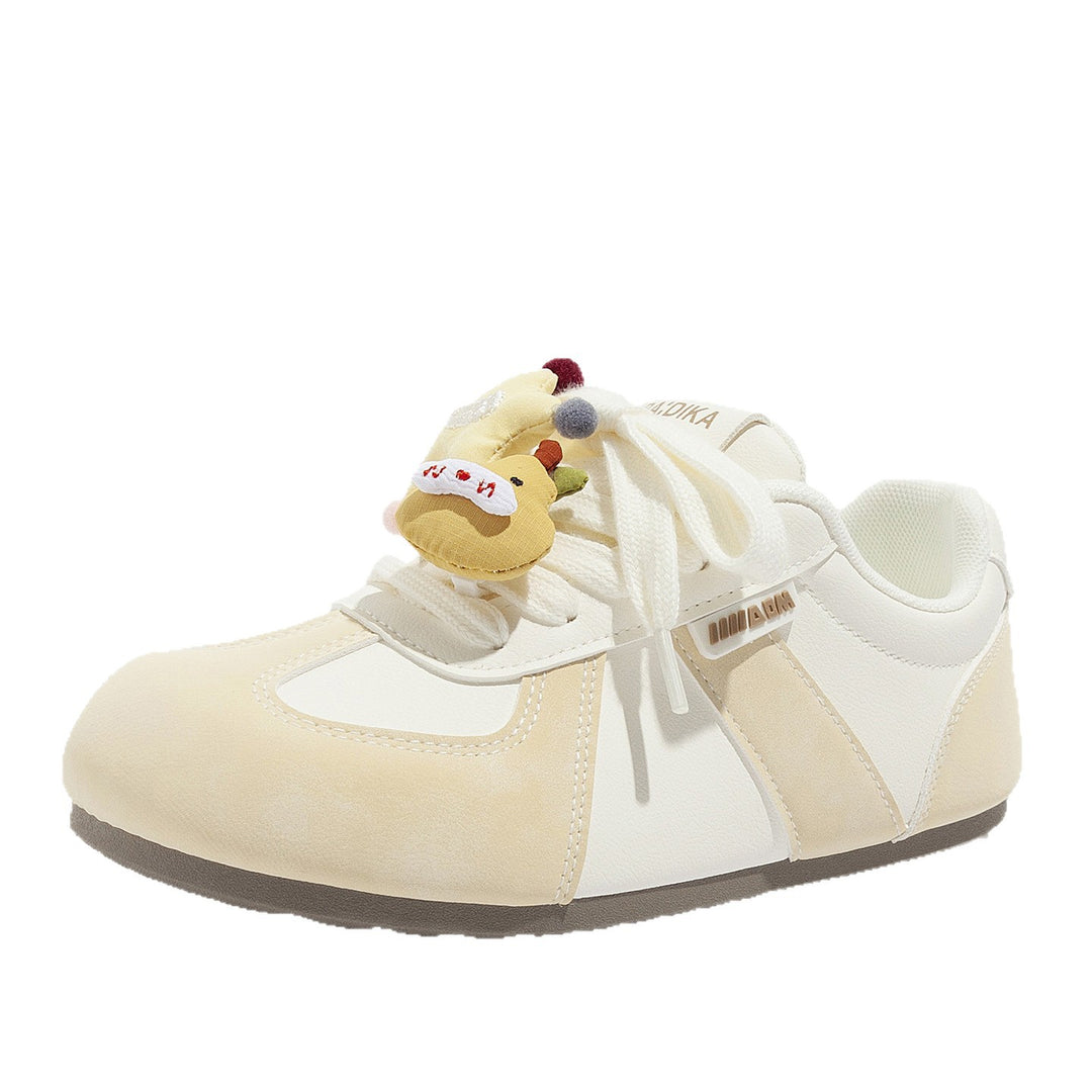 Damen Sneakers mit tierischen Applikationen und bequemer Dämpfung EB