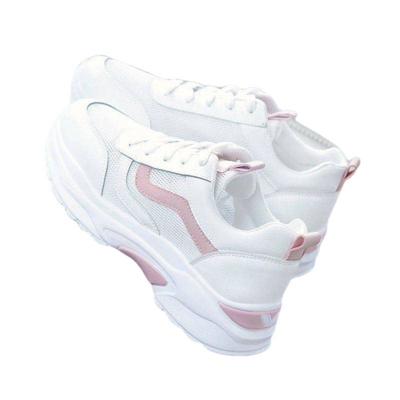 Damen Sportliche Sneaker mit gepolsterter Laufsohle und trendiger Silhouette EB