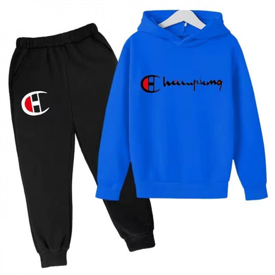 Unisex nan Kapuzenpullover mit Jogginghose Freizeitset EB