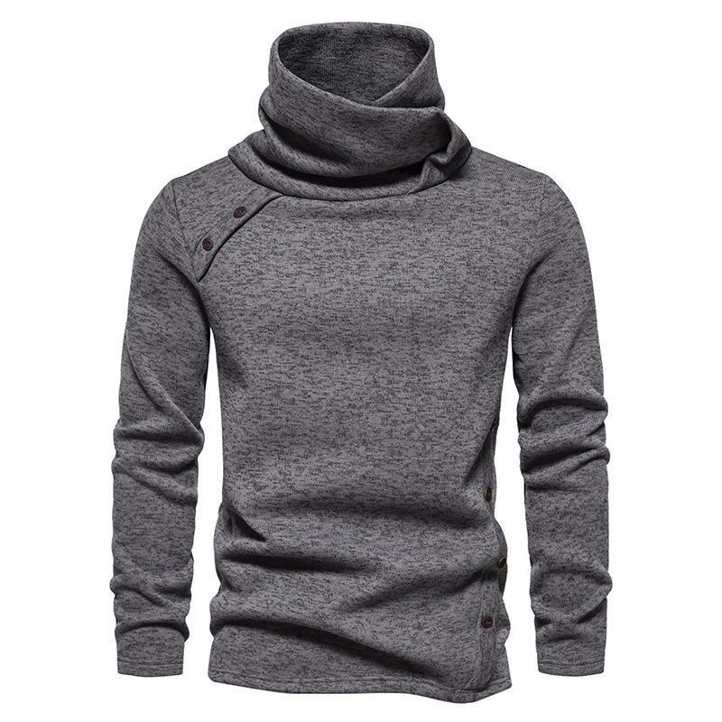 Herren modischer Rollkragenpullover mit einzigartigem Design EB