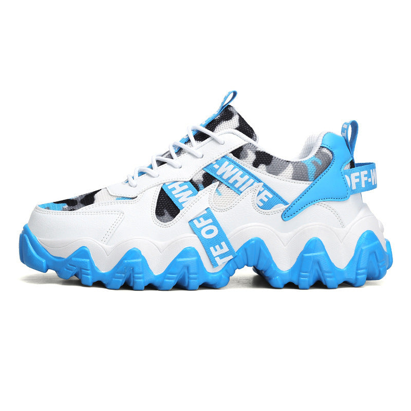 Damen Sportliche Chunky Sneakers mit strapazierfähigem Obermaterial und rutschfester Sohle EB