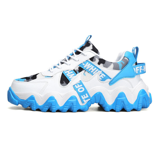 Damen Sportliche Chunky Sneakers mit strapazierfähigem Obermaterial und rutschfester Sohle EB
