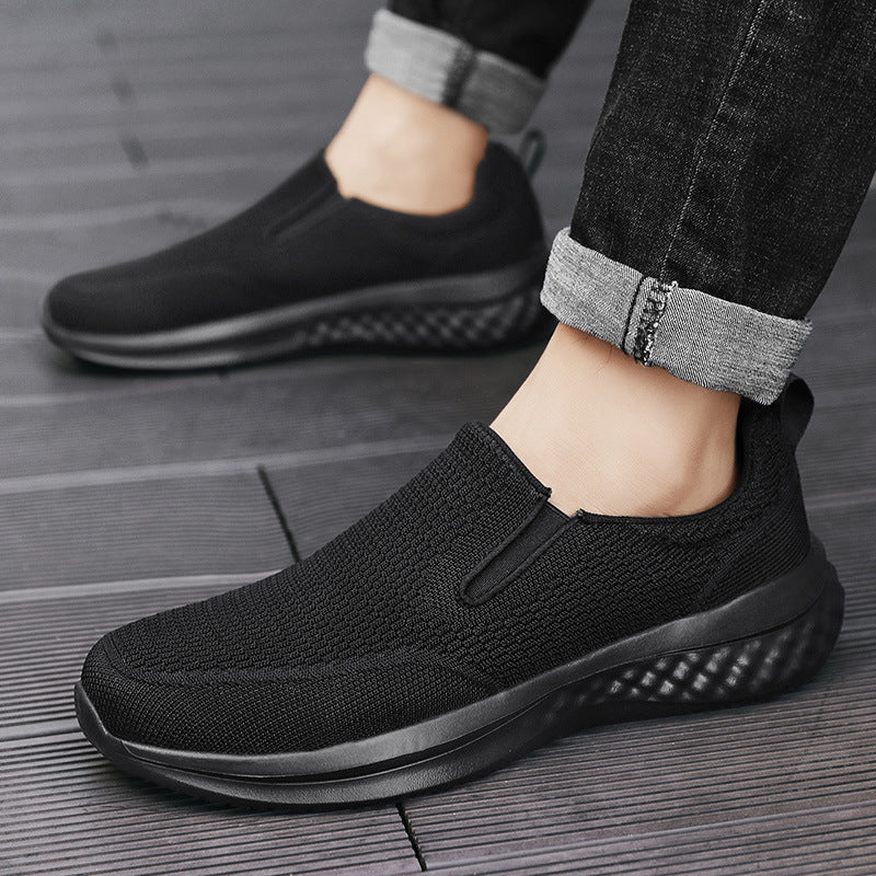 Damen Slip-On Sneakers mit ergonomischer Sohle und atmungsaktiver Obermaterialstruktur EB