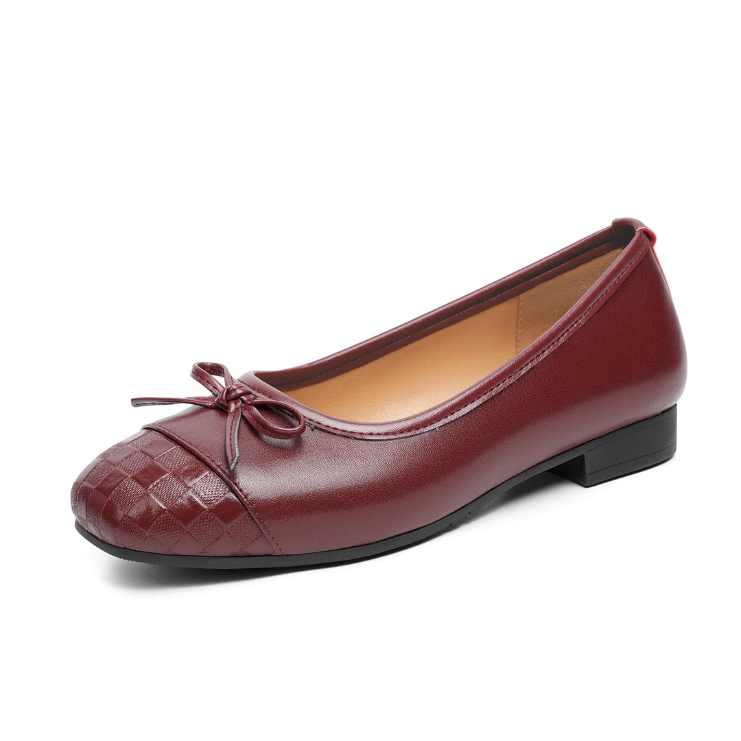 Damen Ballerinas mit modischem Rüschendetail und atmungsaktivem Innenfutter EB