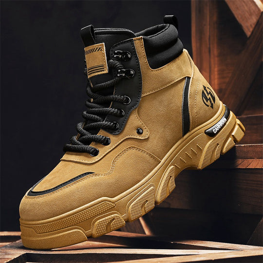 Damen Sportliche High-Top Stiefel mit robustem Profil und Dämpfungstechnologie EB