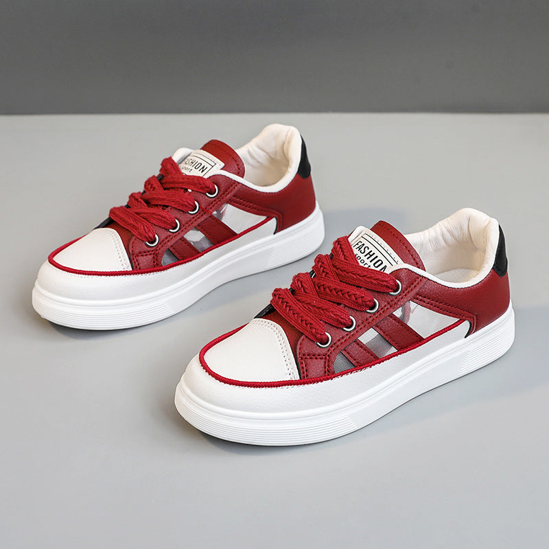 Damen Sportliche Sneaker mit modischem Design und atmungsaktiver Oberflächenstruktur EB
