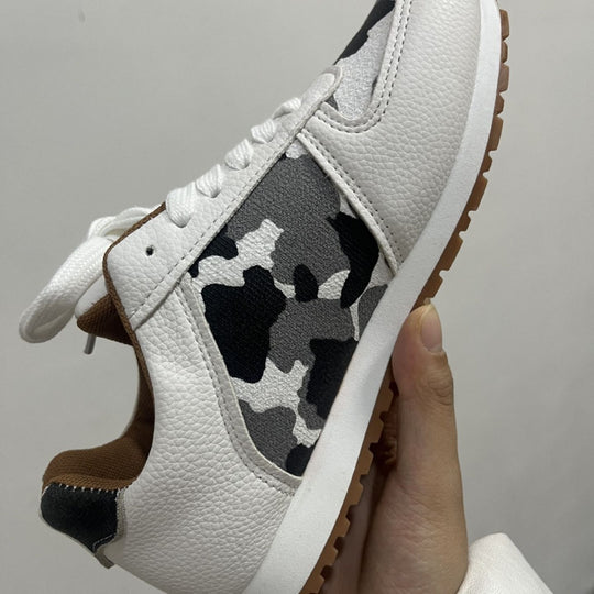 Damen Sportliche Sneakers mit tierisch inspiriertem Design und rutschfester Sohle EB