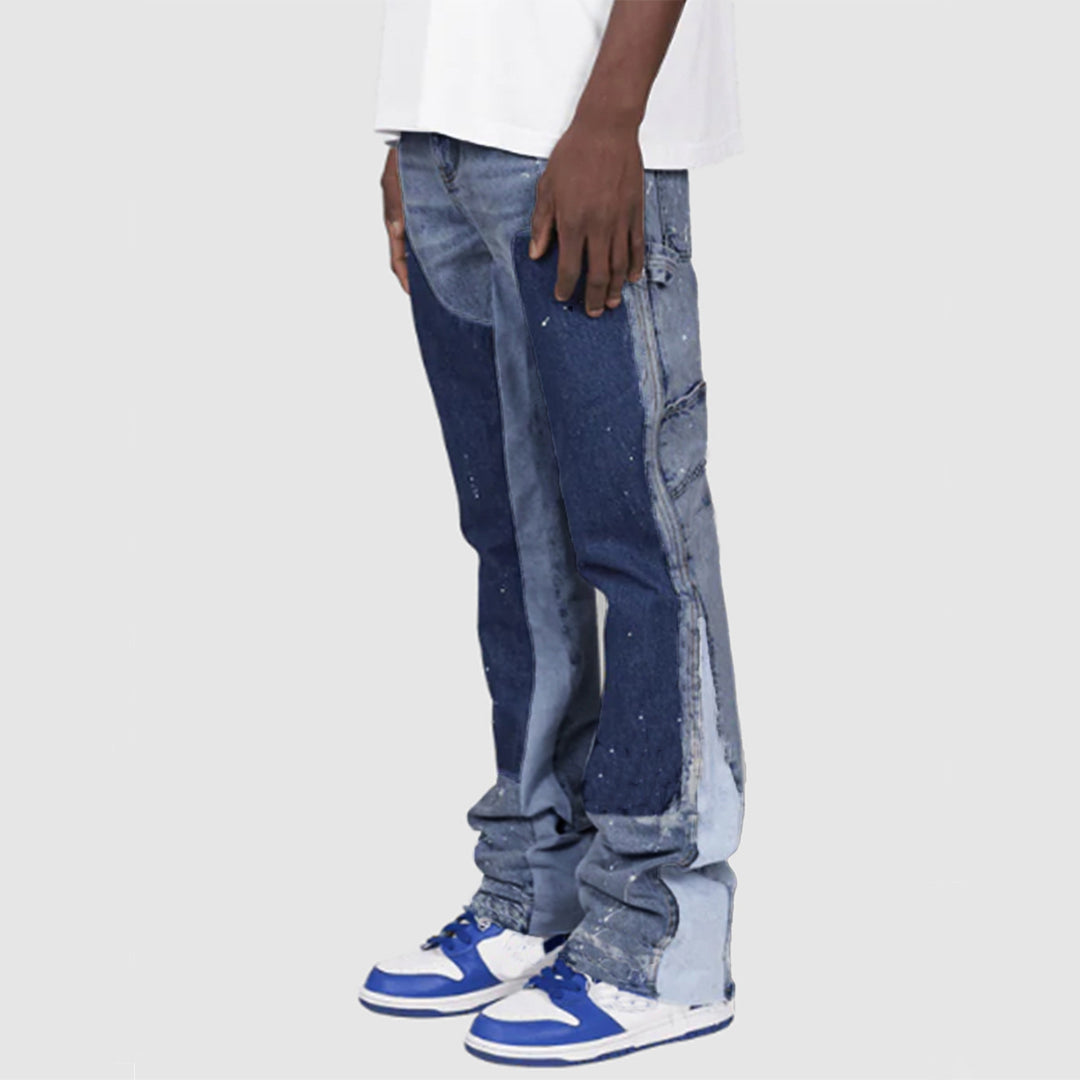 Herren Cargo-Jeans mit einzigartigen Waschungen und praktischen Taschen EB