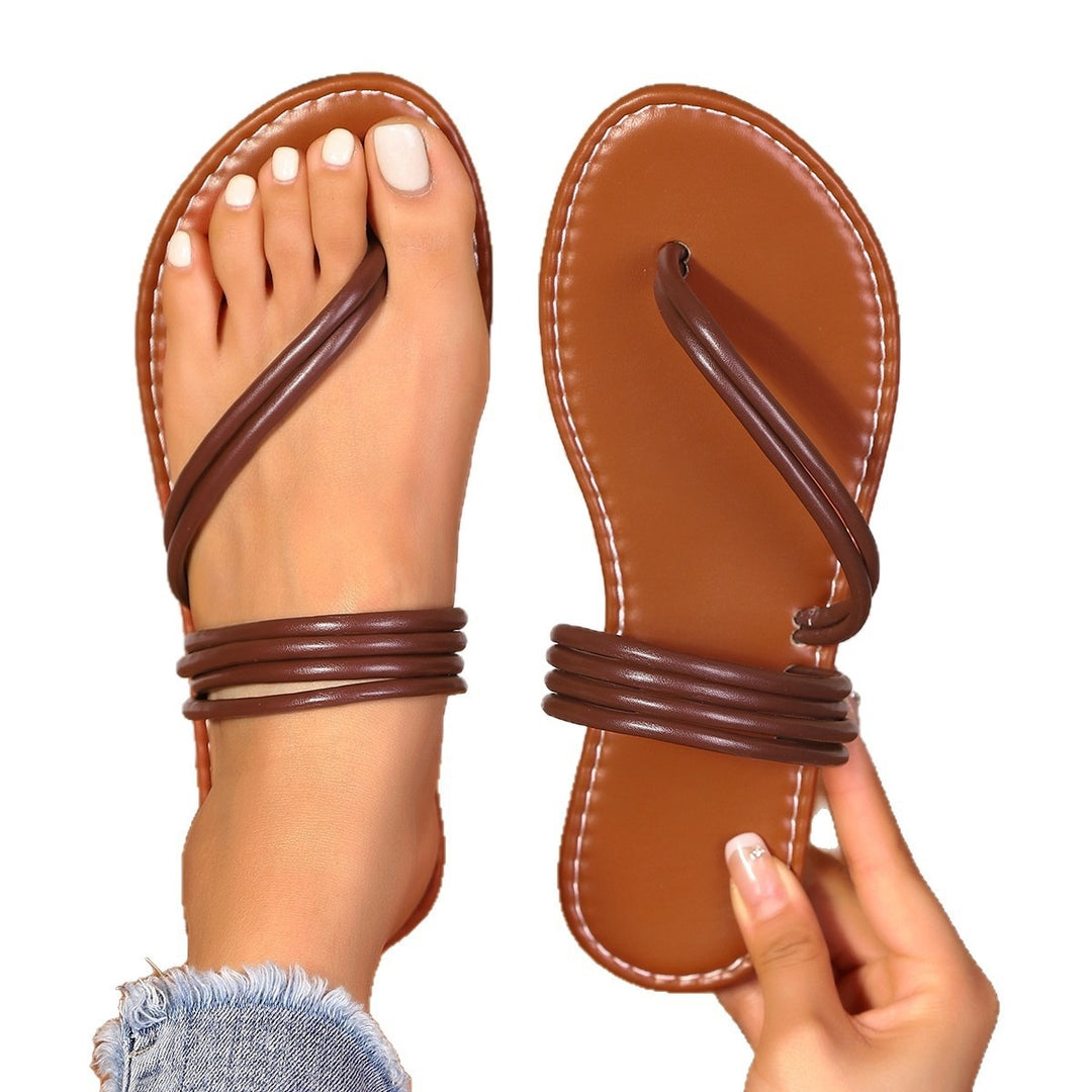 Damen elegante Flip-Flop Sandalen EB