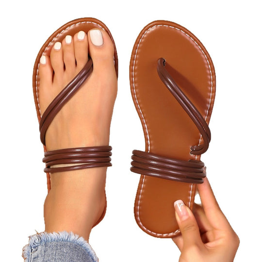 Damen elegante Flip-Flop Sandalen EB