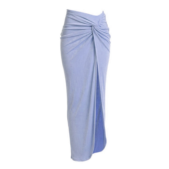 Damen Badeanzug mit raffinierten Drapierungen und eleganten Goldakzenten EB