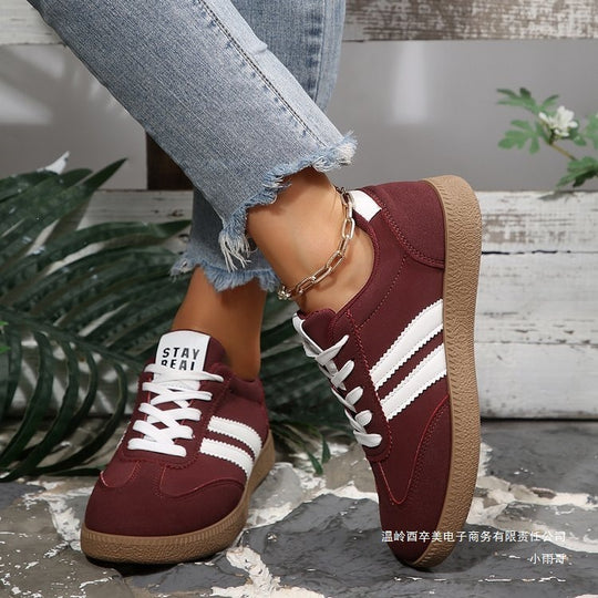 Damen Sportliche Retro Sneakers EB