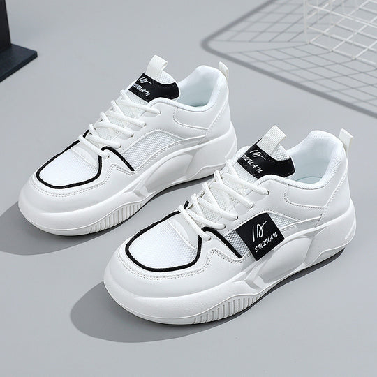 Damen Lifestyle Sneakers mit atmungsaktiver Mesh-Oberfläche und dämpfender Sohle EB