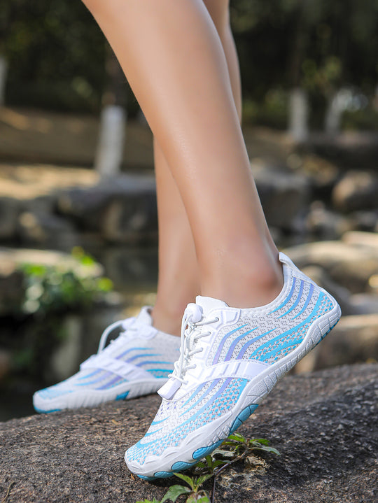 Damen Aquatische Sport-Schuhe mit schnelltrocknendem Obermaterial und flexibler Sohle EB