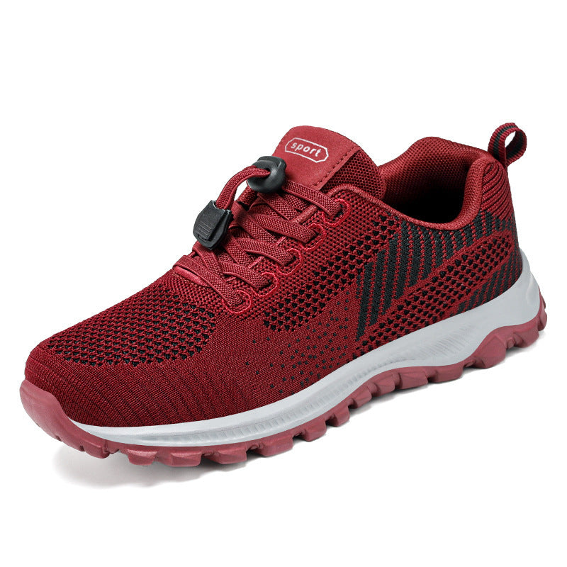 Damen Sportliche Laufschuhe mit atmungsaktivem Strickdesign und flexibler Sohle EB