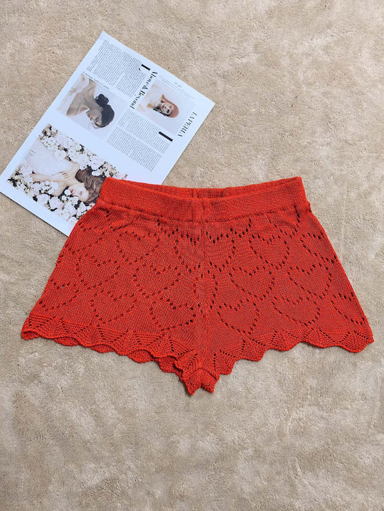 Damen Häkelstrandshorts EB