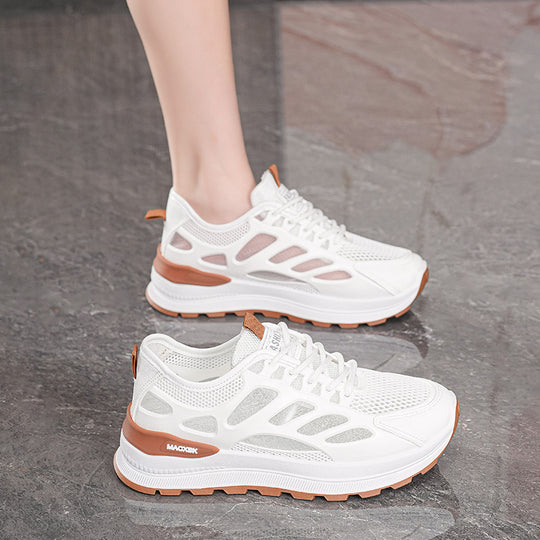 Damen Sportliche Laufschuh mit atmungsaktivem NetzoberMaterial und dämpfender Sohle EB