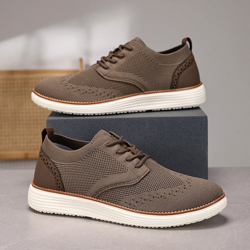 Damen Atmungsaktive Sneaker mit flexibler Sohle und eleganter Webstruktur EB