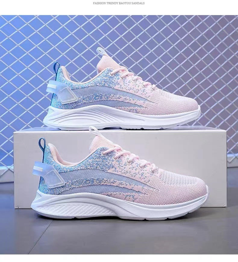 Damen Sportliche Sneakers mit flexibler Dämpfung und atmungsaktivem Obermaterial EB