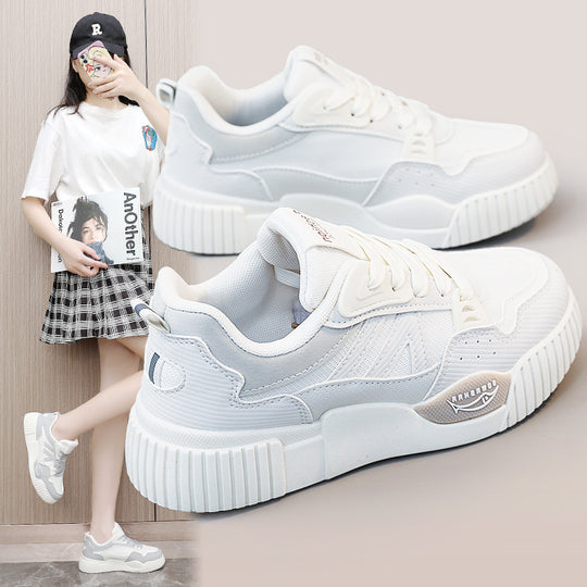 Damen sportliche Sneakers mit futuristischem Design und bequemer Dämpfung EB