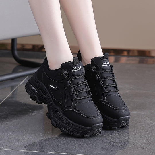 Damen Chunky Sneakers mit robuster Profilsohle und atmungsaktivem Obermaterial EB