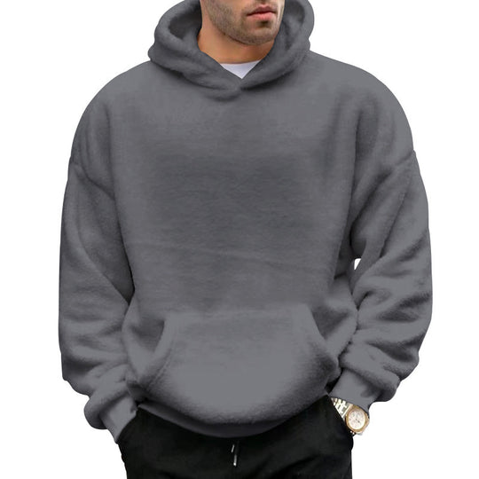 Herren bequemer Oversized Kapuzenpullover EB