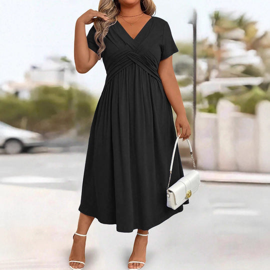 Damen lockeres Maxi-Kleid EB
