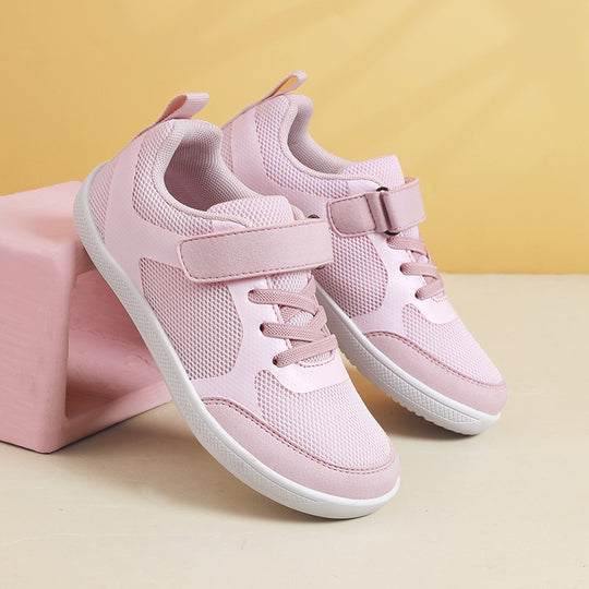 Unisex nan leichte Mesh-Sneaker mit elastischem Schnürsystem, Klettverschluss und EVA-Zwischensohle EB
