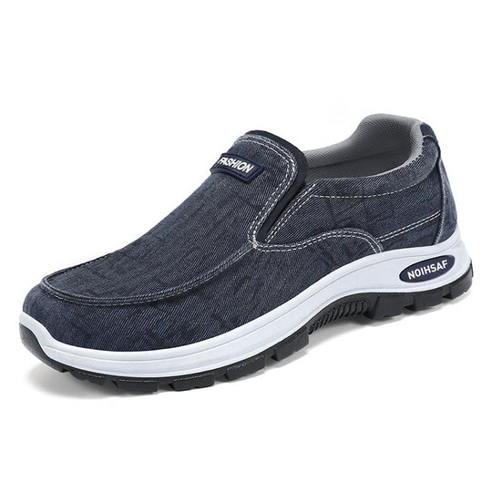Damen Bequeme Slip-On Freizeitsneaker mit elastischem Gewebe EB