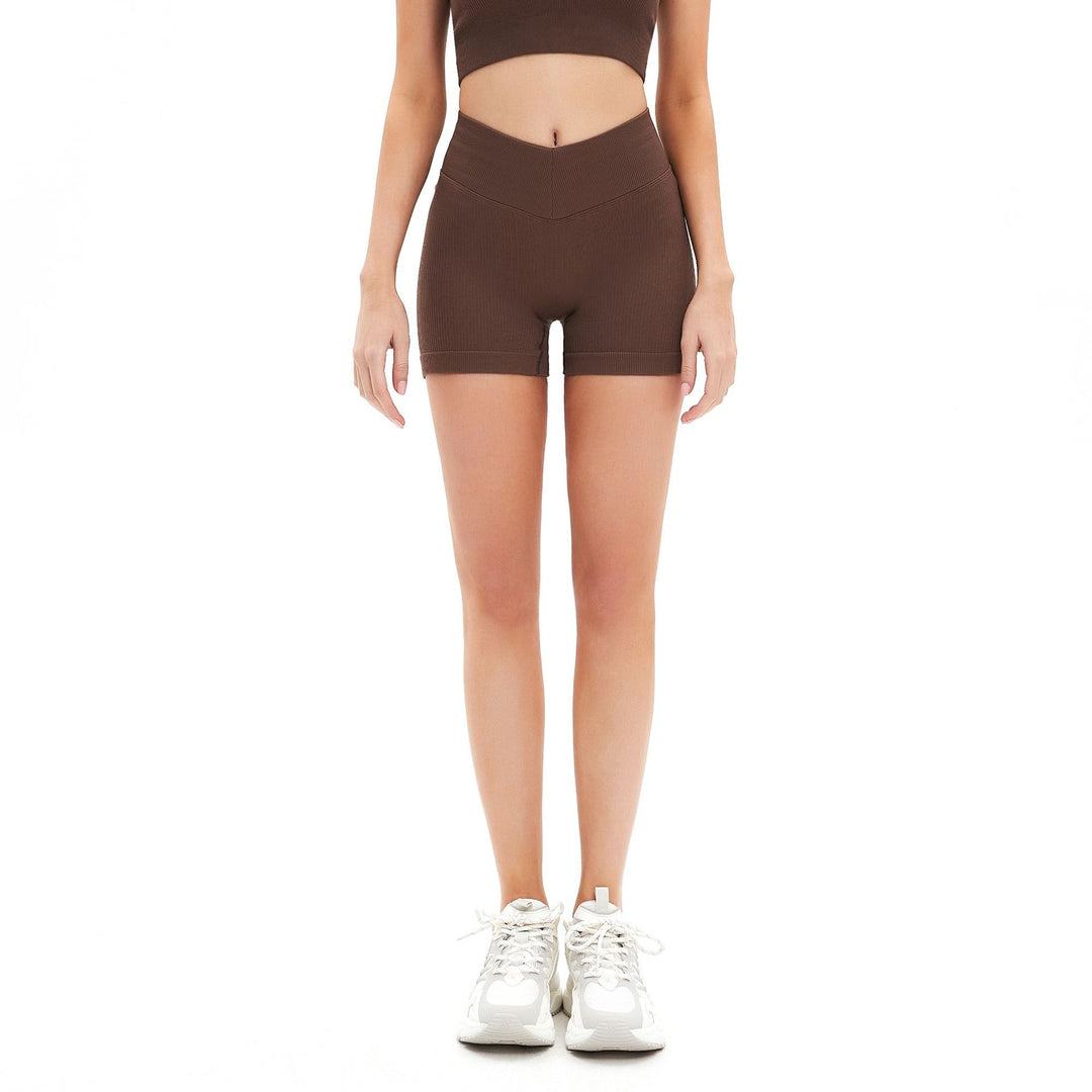 Damen Sportliche Hochbund-Shorts EB