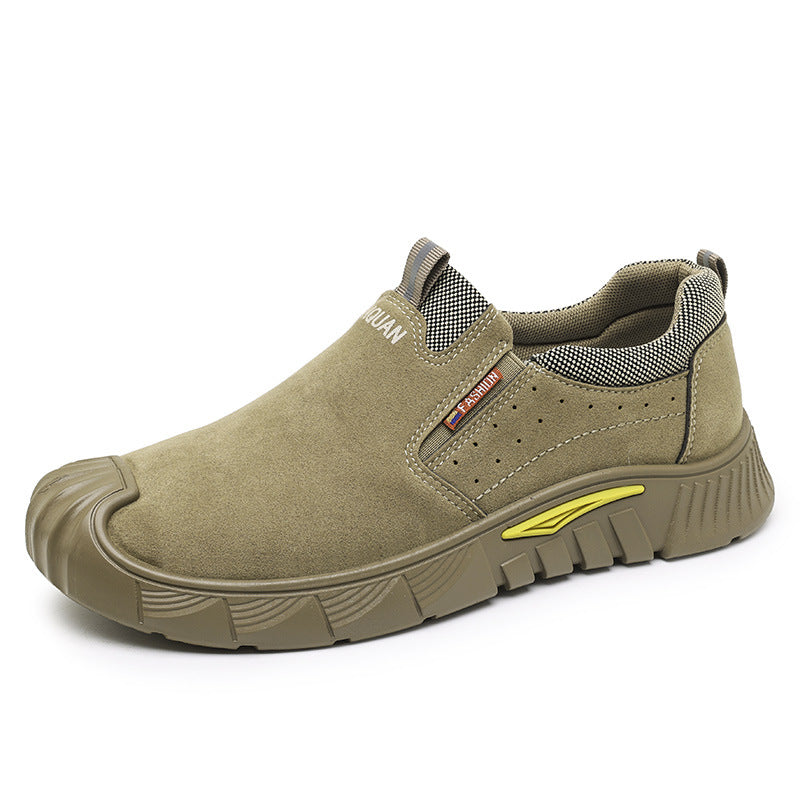 Herren Atmungsaktive Slip-On Freizeitschuhe mit robustem Profil EB