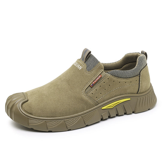 Herren Atmungsaktive Slip-On Freizeitschuhe mit robustem Profil EB