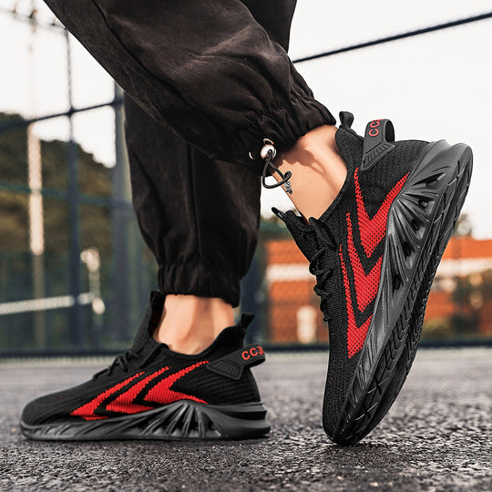 Damen Atmungsaktive und flexible Fitness-Sneaker mit rutschfester Sohle EB