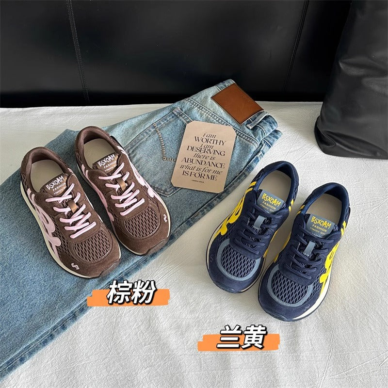Damen Sportliche Freizeitsneaker mit atmungsaktivem Obermaterial und dämpfender Sohle EB