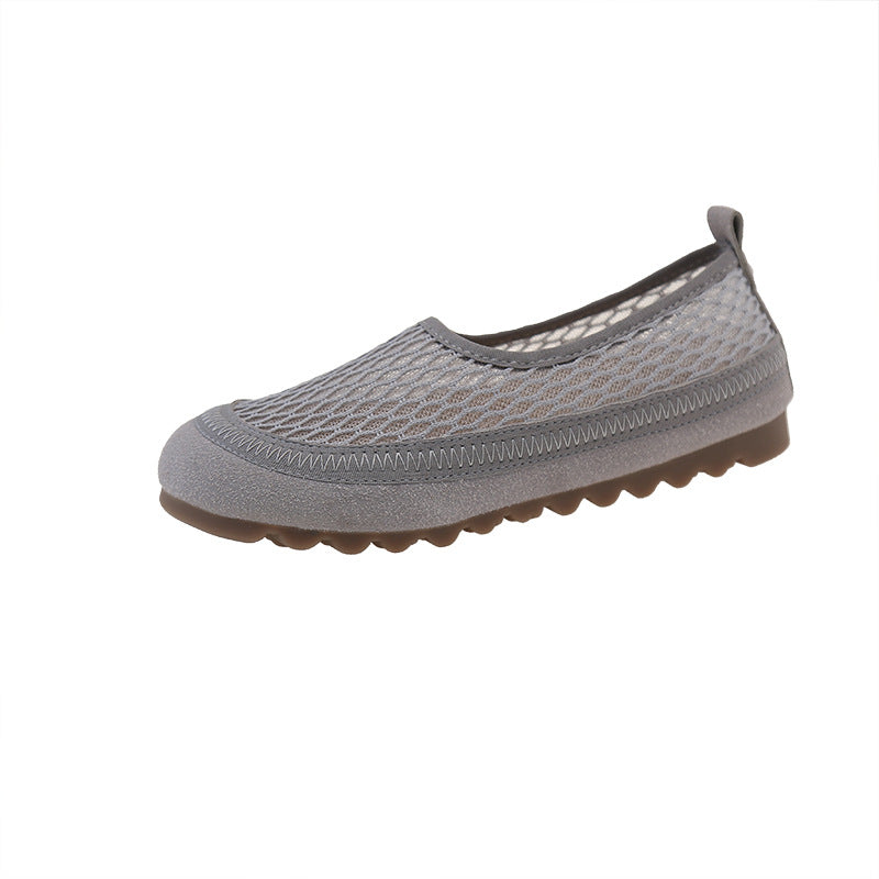 Damen leichte und atmungsaktive Mesh-Ballerinas EB