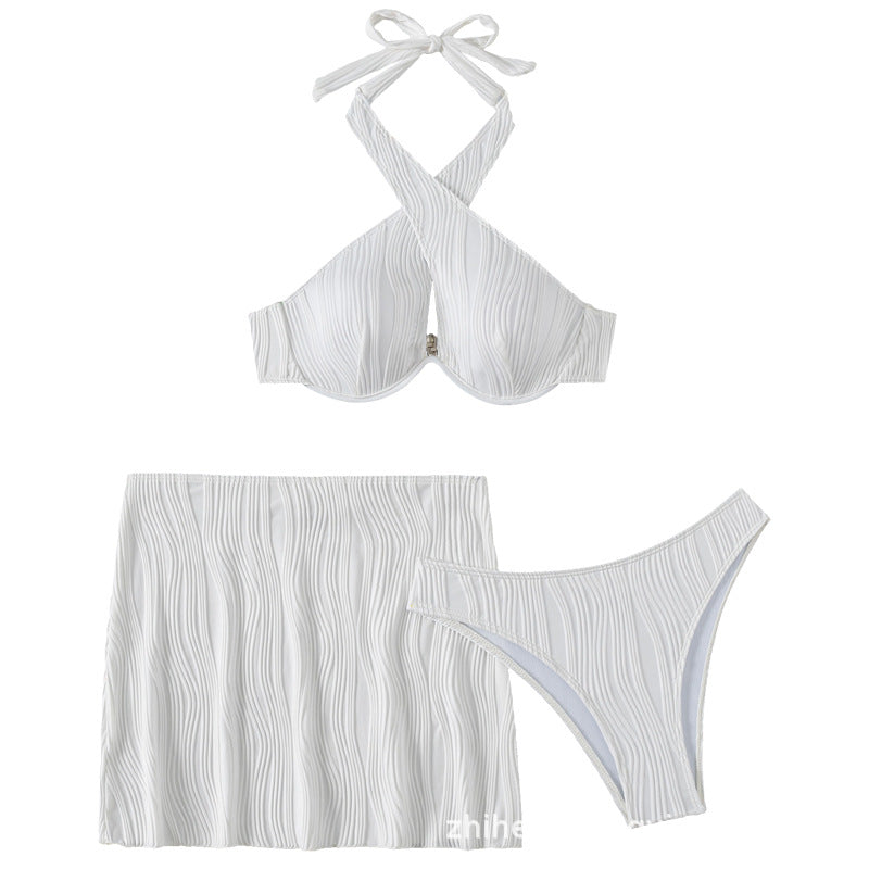 Damen Bandeau-Bikini-Oberteil mit detailverliebt gerafftem Design EB
