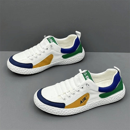 Damen Sportliche Freizeit Sneakers mit atmungsaktivem Obermaterial und rutschfester Sohle EB
