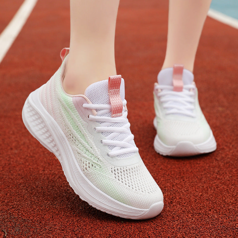 Damen Lauf-Sneaker mit atmungsaktivem Obermaterial und stoßdämpfender Sohle EB