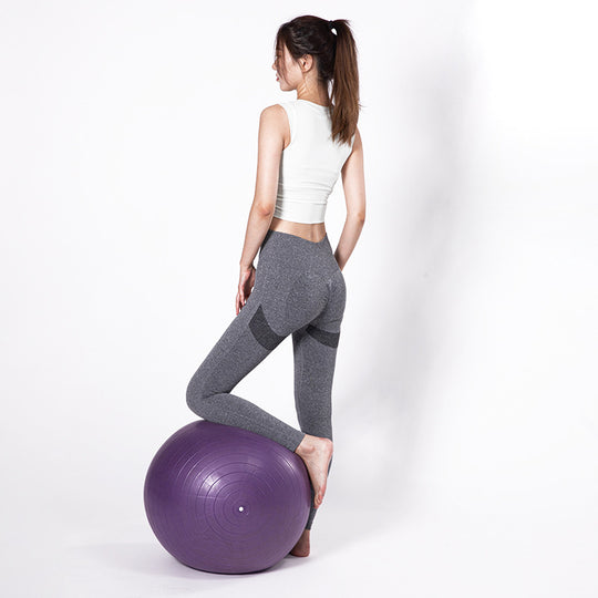 Damen Hochwertige Sportleggings mit hohem Bund und elastischem Material EB