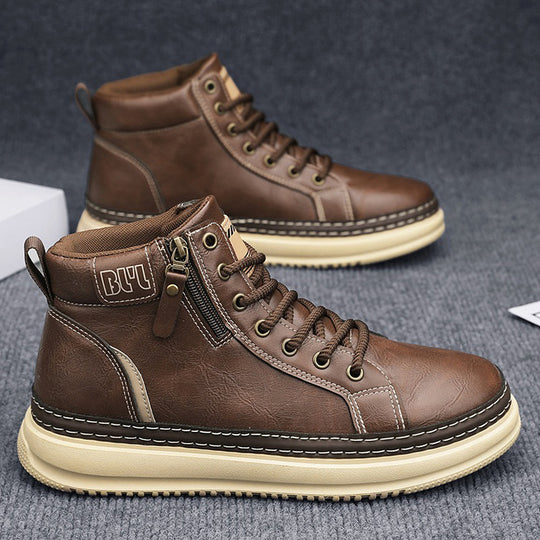 Herren Robuste Schnürboots mit isolierter Fütterung und rutschfester Sohle EB