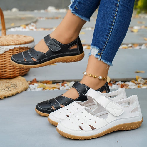 Damen Freizeit-Sandalen mit verstellbarem Klettverschluss EB