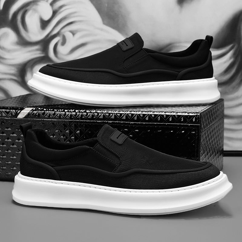 Damen Slip-On Sneakers mit atmungsaktivem Obermaterial und flexiblem Design EB